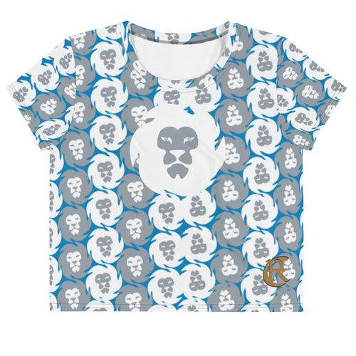 ROYALTY SPORT DETROIT LIONS Crop Tee