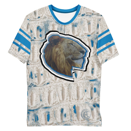 ROYALTY SPORT GATOR PRINT DET. LIONS Men's t-shirt