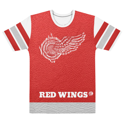 ROYALTY SPORT RED WINGS LEATHER PRINT Men's t-shirt
