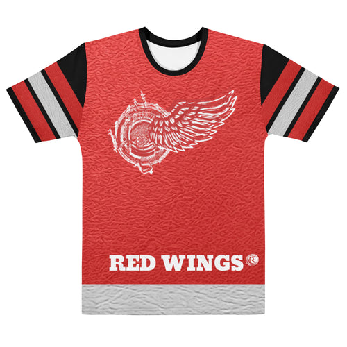 ROYALTY SPORT RED WINGS LEATHER PRINT Men's t-shirt