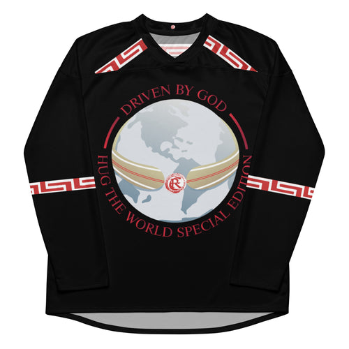 HUG THE WORLD SPECIAL EDITION COLLECTION hockey fan jersey