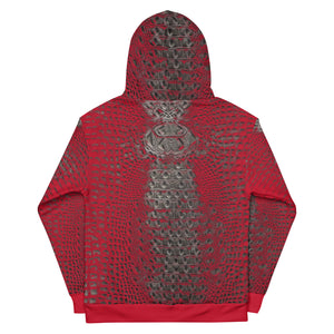 ARTIST DISTRICT GATOR PRINT FACE Hoodie