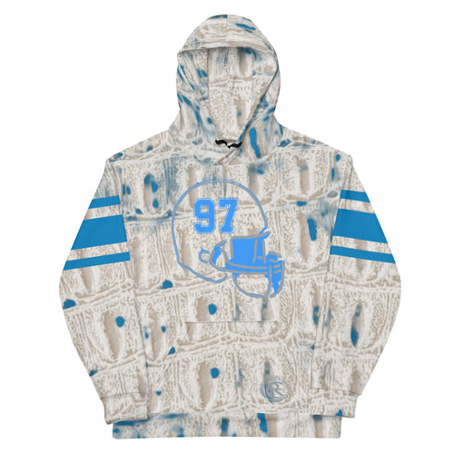 ROYALTY SPORT GATOR PRINT DET. LIONS 97 Hoodie