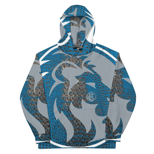 ROYALTY SPORT GATOR PRINT DET. LIONS Hoodie