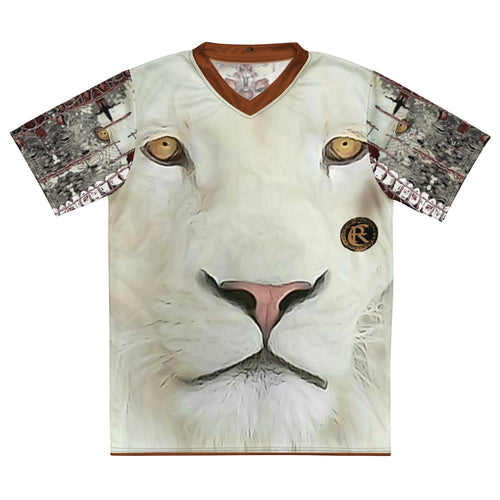 ROYALTY SPORT DET. LIONS WHITE LION sports jersey