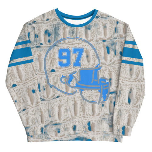 ROYALTY SPORT GATOR PRINT DET. LIONS 97 Sweatshirt