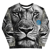 Load image into Gallery viewer, ROYALTY SPORT DET. LIONS WHITE LION Sweatshirt