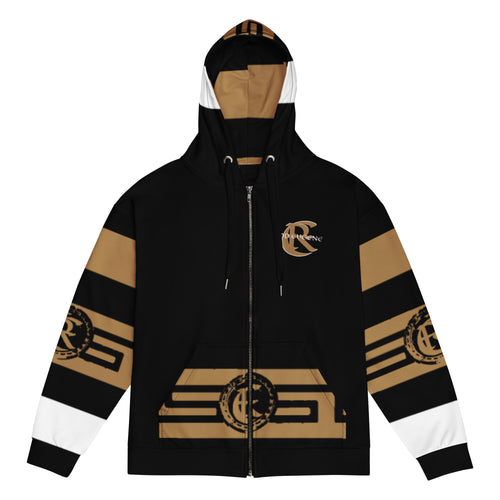 GOLD ROOM zip hoodie