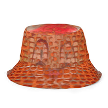 Load image into Gallery viewer, ARTIST DISTRICT GATOR PRINT Reversible bucket hat