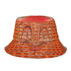 ARTIST DISTRICT GATOR PRINT Reversible bucket hat