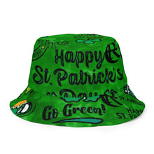 Load image into Gallery viewer, ST. PATTY Reversible bucket hat