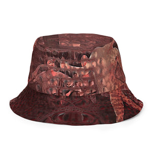 ARTIST DISTRICT GATOR PRINT Reversible bucket hat