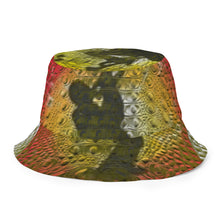Load image into Gallery viewer, ARTIST DISTRICT GATOR PRINT Reversible bucket hat