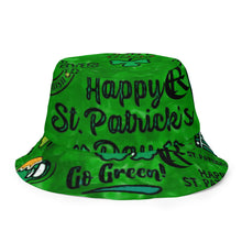 Load image into Gallery viewer, ST. PATTY Reversible bucket hat