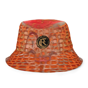 ARTIST DISTRICT GATOR PRINT Reversible bucket hat