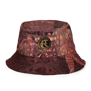 ARTIST DISTRICT GATOR PRINT Reversible bucket hat