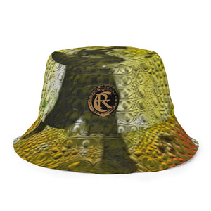 ARTIST DISTRICT GATOR PRINT Reversible bucket hat