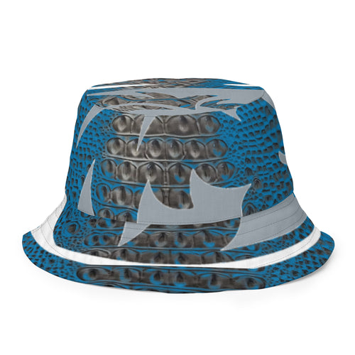 ROYALTY SPORT GATOR PRINT DET. LIONS Reversible bucket hat