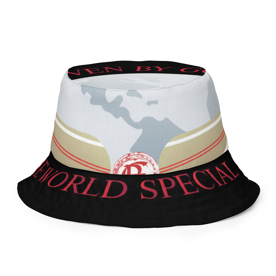 HUG THE WORLD SPECIAL EDITION COLLECTION Reversible bucket hat