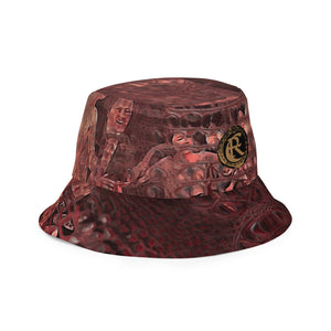 ARTIST DISTRICT GATOR PRINT Reversible bucket hat