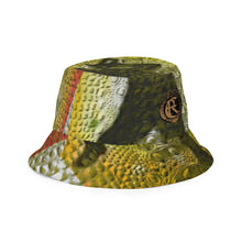 Load image into Gallery viewer, ARTIST DISTRICT GATOR PRINT Reversible bucket hat