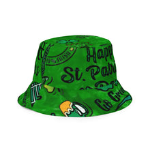 Load image into Gallery viewer, ST. PATTY Reversible bucket hat