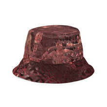 Load image into Gallery viewer, ARTIST DISTRICT GATOR PRINT Reversible bucket hat