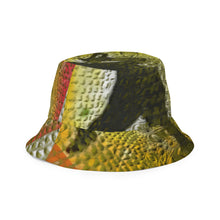 Load image into Gallery viewer, ARTIST DISTRICT GATOR PRINT Reversible bucket hat