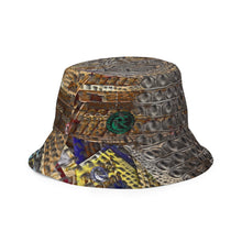 Load image into Gallery viewer, ARTIST DISTRICT GATOR PRINT Reversible bucket hat