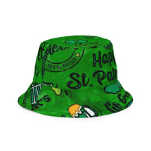 Load image into Gallery viewer, ST. PATTY Reversible bucket hat