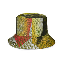 Load image into Gallery viewer, ARTIST DISTRICT GATOR PRINT Reversible bucket hat