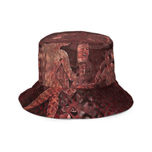 Load image into Gallery viewer, ARTIST DISTRICT GATOR PRINT Reversible bucket hat