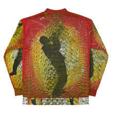 Load image into Gallery viewer, ARTIST DISTRICT GATOR PRINT Bomber Jacket