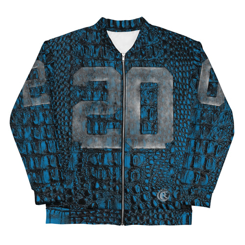 ROYALTY SPORT GATOR PRINT LIONS 20 Bomber Jacket