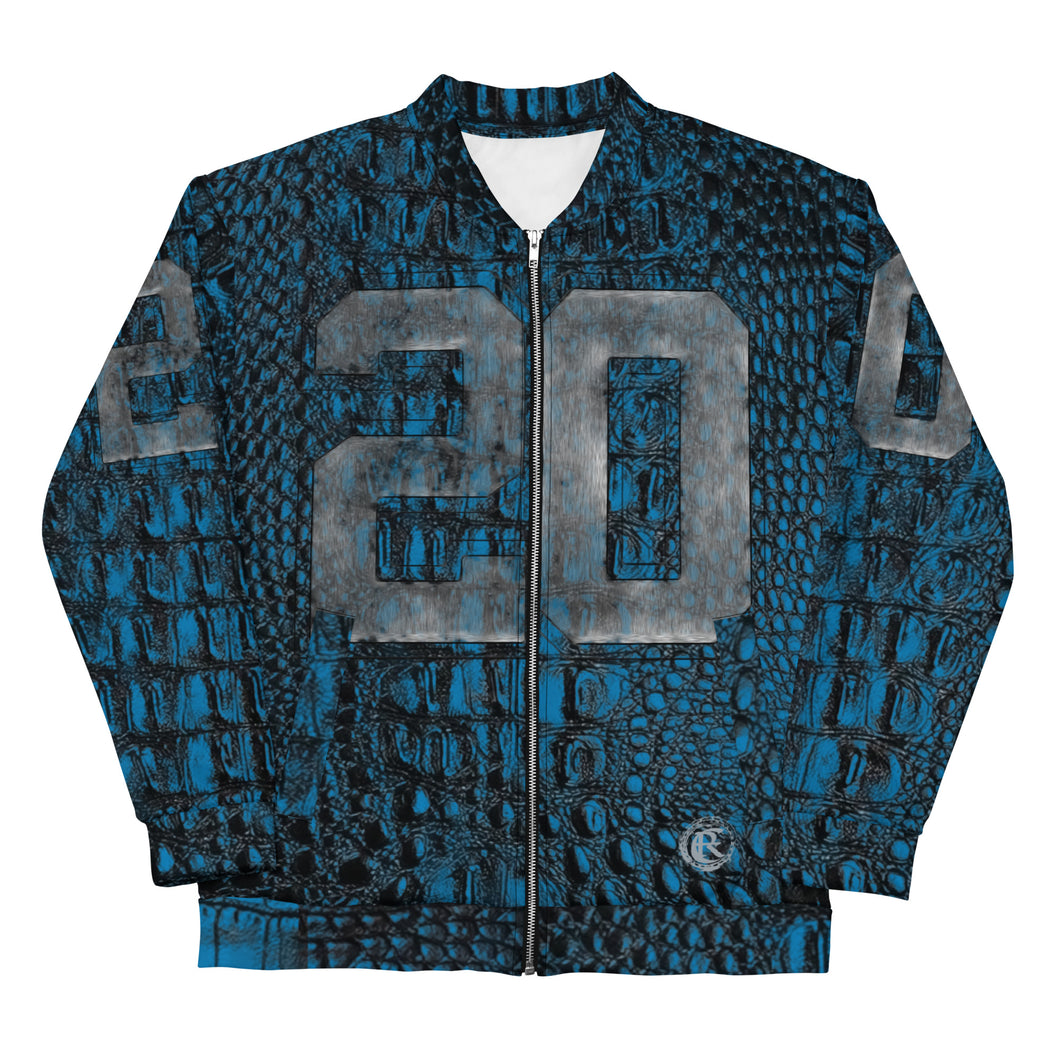 ROYALTY SPORT GATOR PRINT LIONS 20 Bomber Jacket