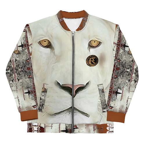 ROYALTY SPORT DET. LIONS WHITE LION Bomber Jacket