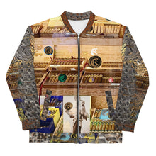 Load image into Gallery viewer, ARTIST DISTRICT GATOR PRINT Bomber Jacket