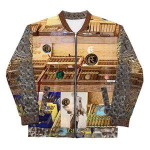 ARTIST DISTRICT GATOR PRINT Bomber Jacket