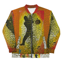 Load image into Gallery viewer, ARTIST DISTRICT GATOR PRINT Bomber Jacket