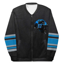 Load image into Gallery viewer, ROYALTY SPORT A. HUTCHINSON LEATHER PRINT Bomber Jacket