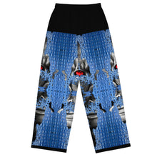 Load image into Gallery viewer, ROYALTY SPORT GATOR PRINT DET. LIONS RED EYES wide-leg pants
