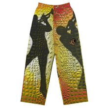 Load image into Gallery viewer, ARTIST DISTRICT GATOR PRINT wide-leg pants