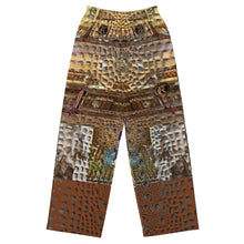 Load image into Gallery viewer, ARTIST DISTRICT GATOR PRINT wide-leg pants