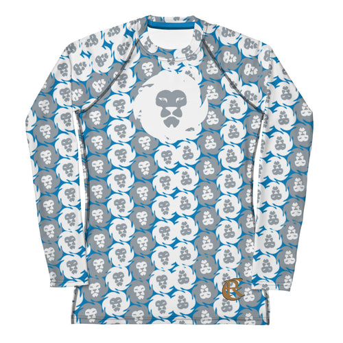 ROYALTY SPORT DETROIT LIONS Women's Rash Guard