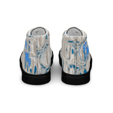 Load image into Gallery viewer, ROYALTY SPORT GATOR PRINT DET. LIONS Men’s high top canvas shoes