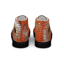 Load image into Gallery viewer, ARTIST DISTRICT GATOR PRINT Men’s high top canvas shoes