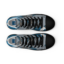 Load image into Gallery viewer, ROYALTY SPORT GATOR PRINT DET. LIONS Men’s high top canvas shoes