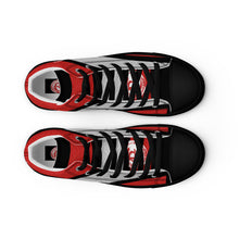 Load image into Gallery viewer, ROYALTY SPORT RED WINGS LEATHER PRINT Men’s high top canvas shoes