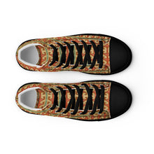 Load image into Gallery viewer, GOLD ROOM Men’s high top canvas shoes