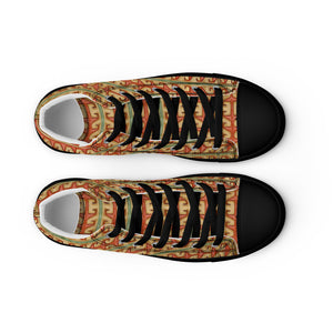 GOLD ROOM Men’s high top canvas shoes